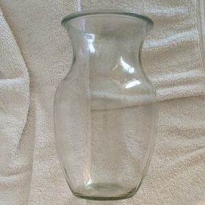 Clear Glass Decorative Vase - Home Accents